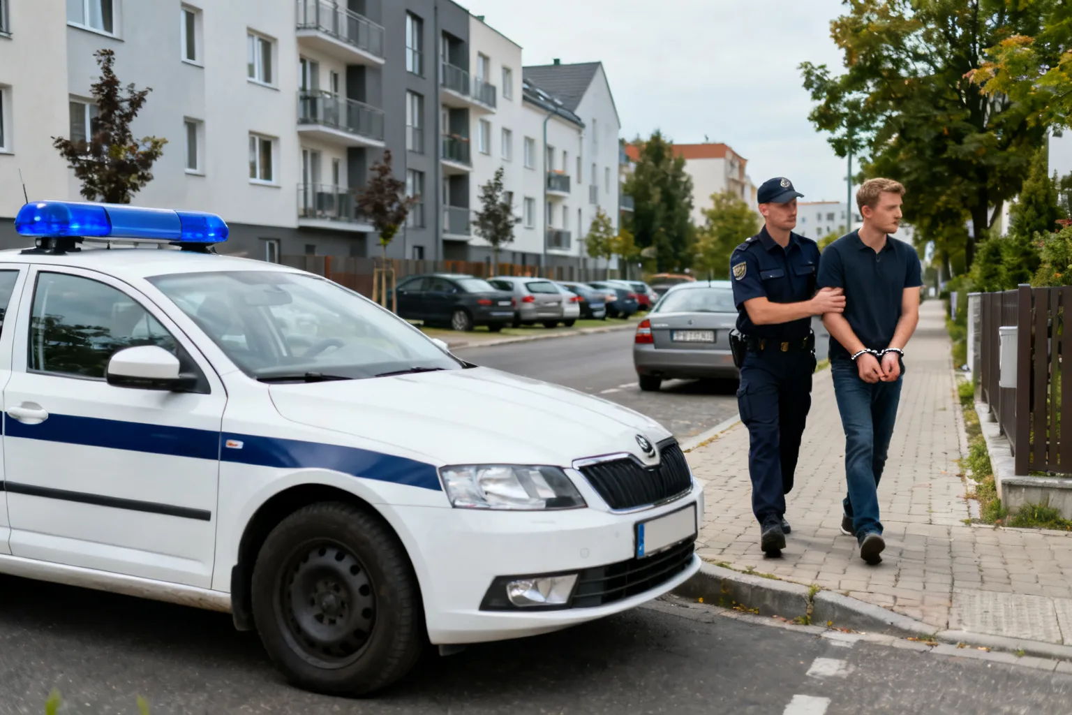 Tymczasowy areszt w Piekarach Śląskich po jeździe po chodniku i ucieczce kierowcy