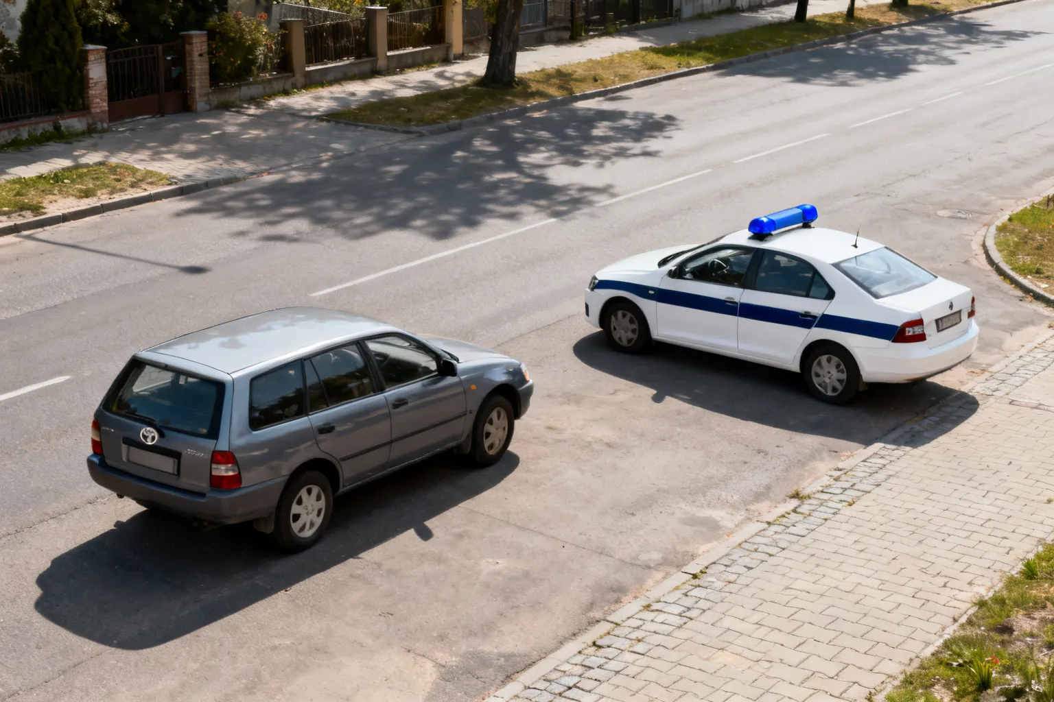 Zatrzymano 28-latka po kradzieży Toyoty. Mężczyzna miał alkohol i zakaz prowadzenia