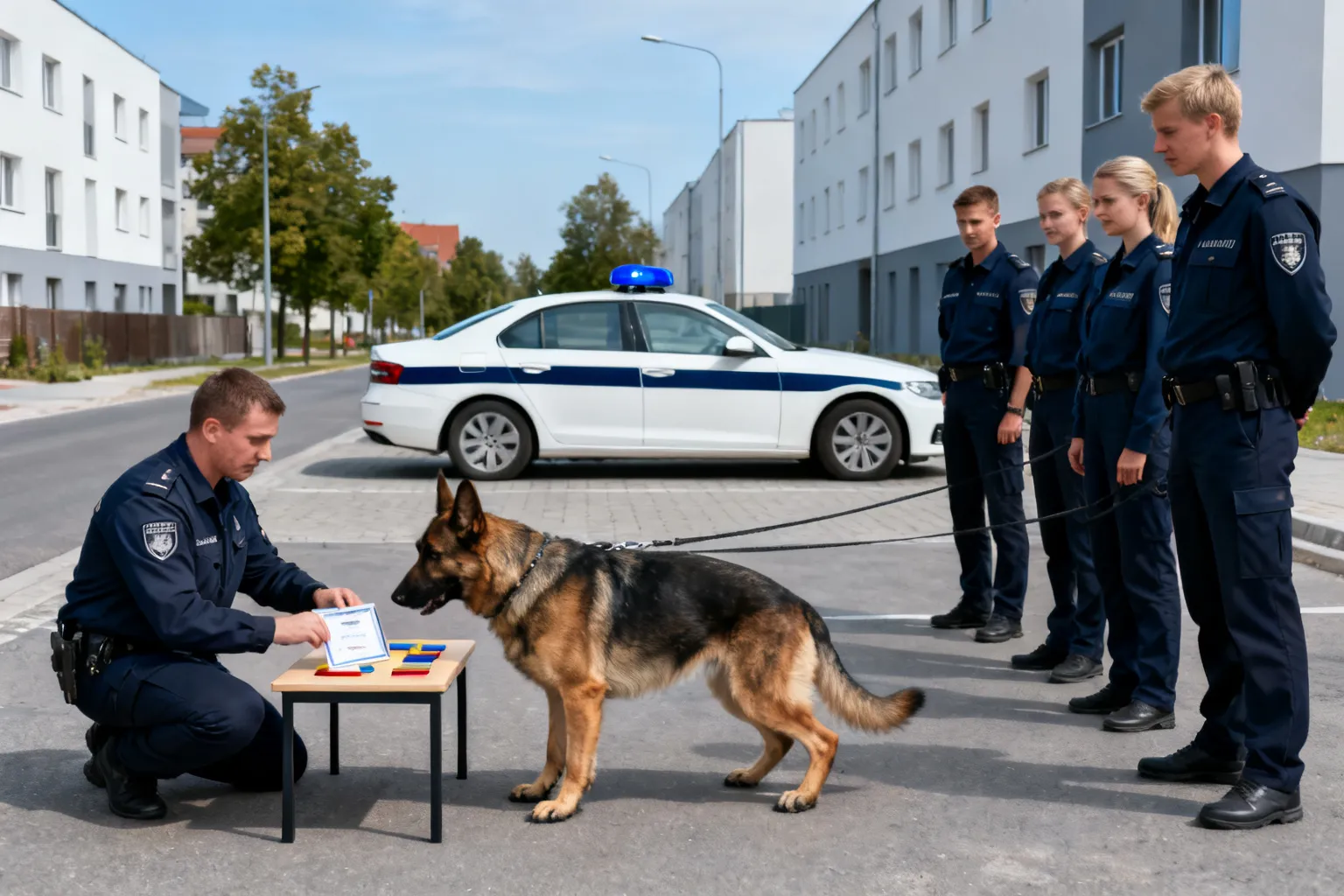 Atestacja psów policyjnych w garnizonie śląskim