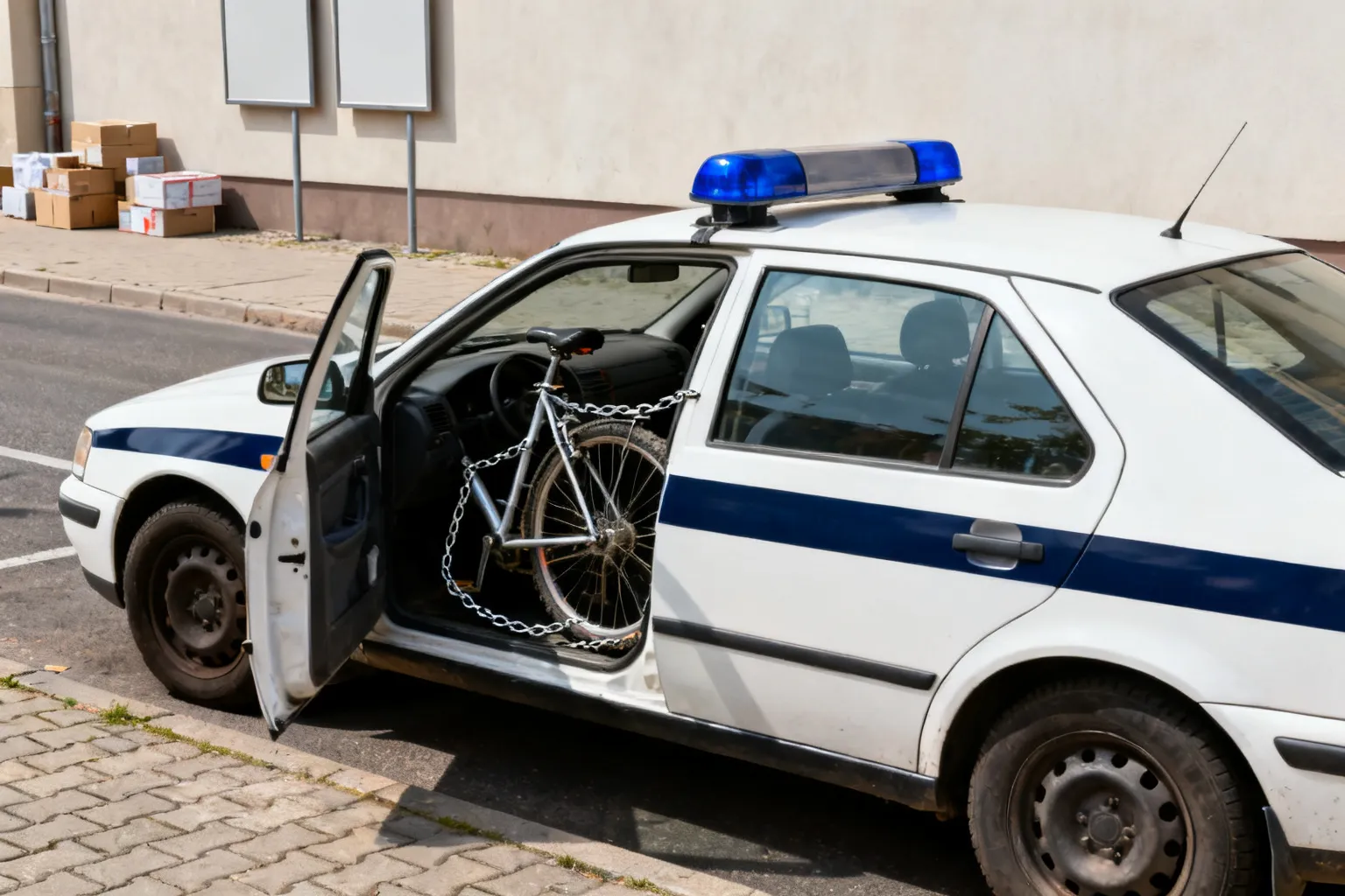 59-latka zatrzymana po zabraniu niezabezpieczonego roweru w Siemianowicach