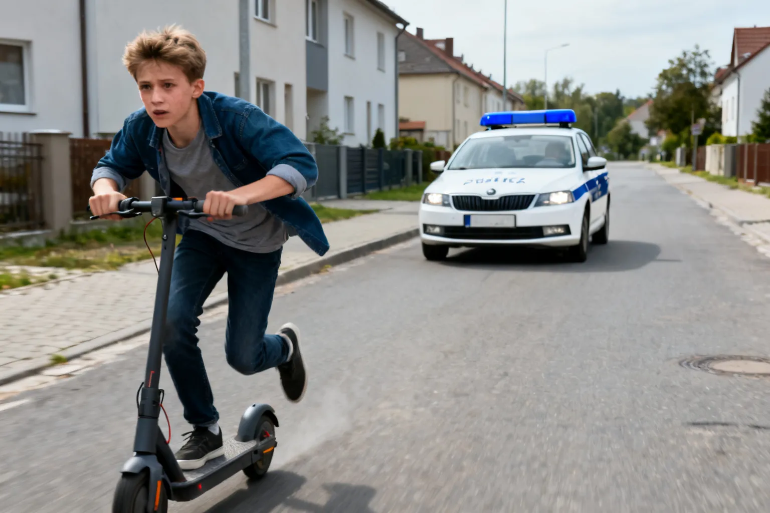 14-latek uciekał hulajnogą elektryczną przed policją w Gliwicach