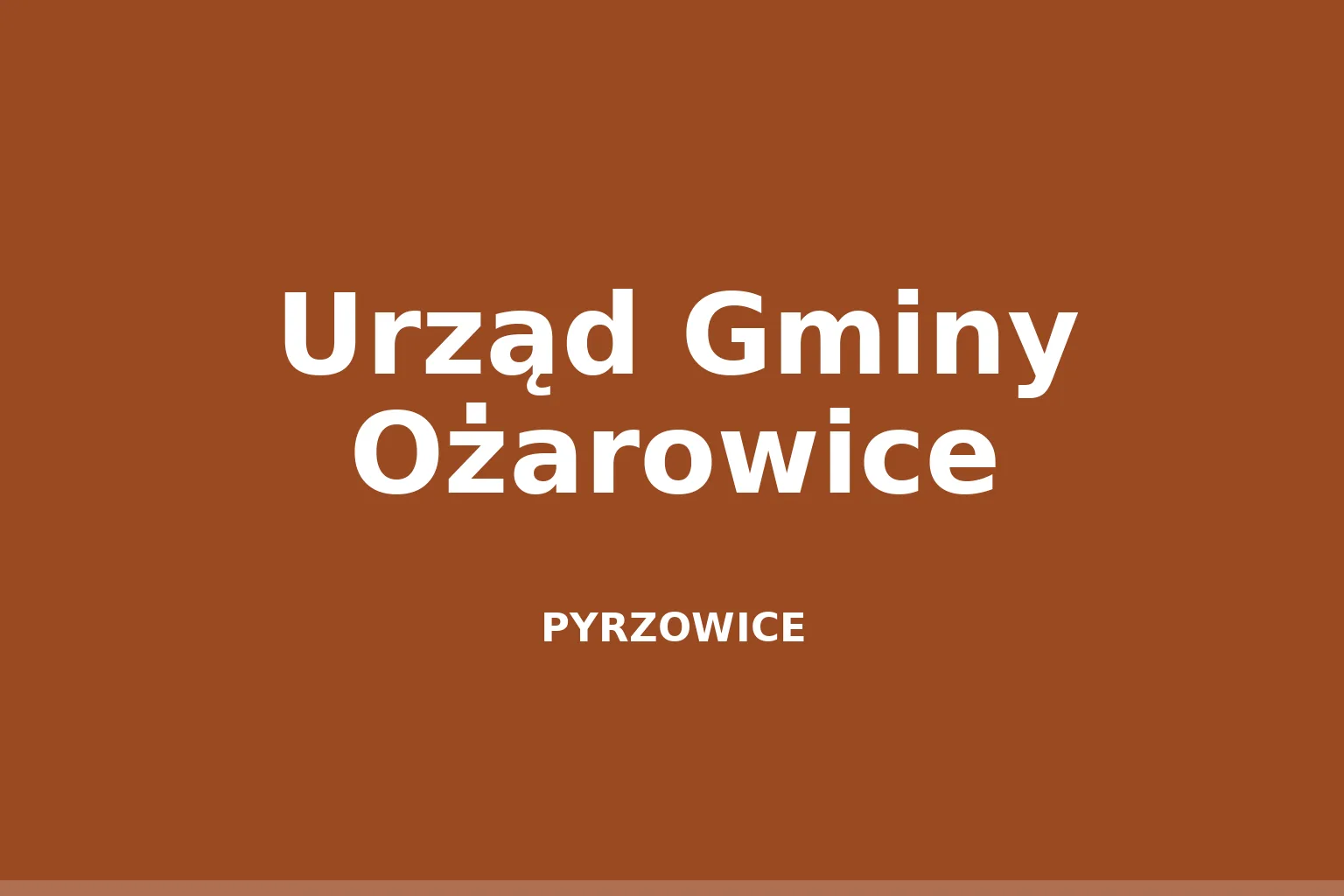 Urząd Gminy Ożarowice
