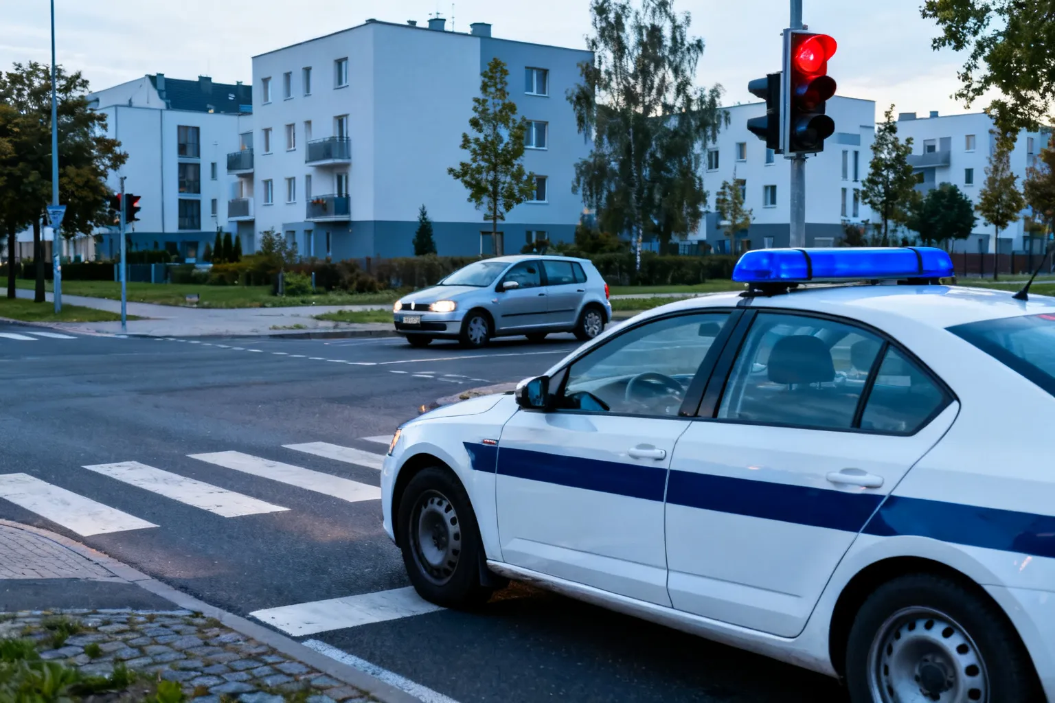 Kierowca ukarany za wjazd na czerwonym świetle w Gierałtowicach