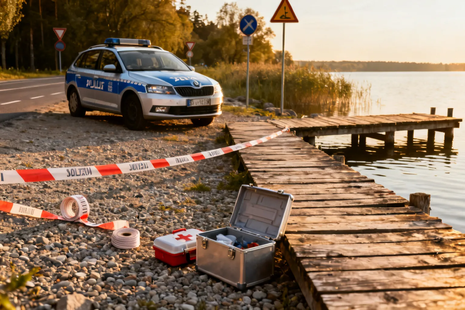Gliwiccy funkcjonariusze szybko odzyskali skradzione rzeczy nad jeziorem