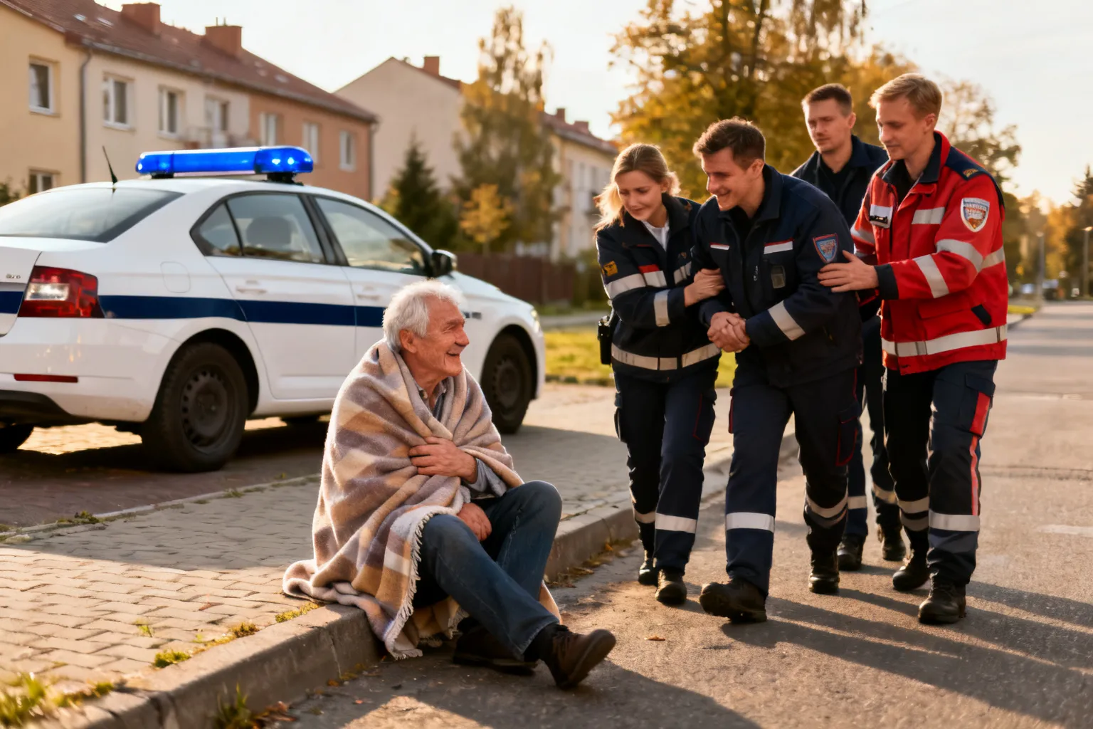 63‑letni grzybiarz odnaleziony po nocnych poszukiwaniach