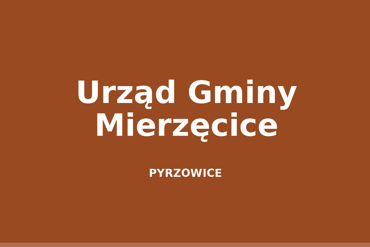 Urząd Gminy Mierzęcice