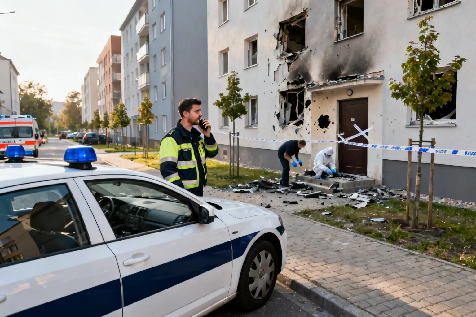 Policyjny dozór dla lokatora po eksplozji gazu w Częstochowie