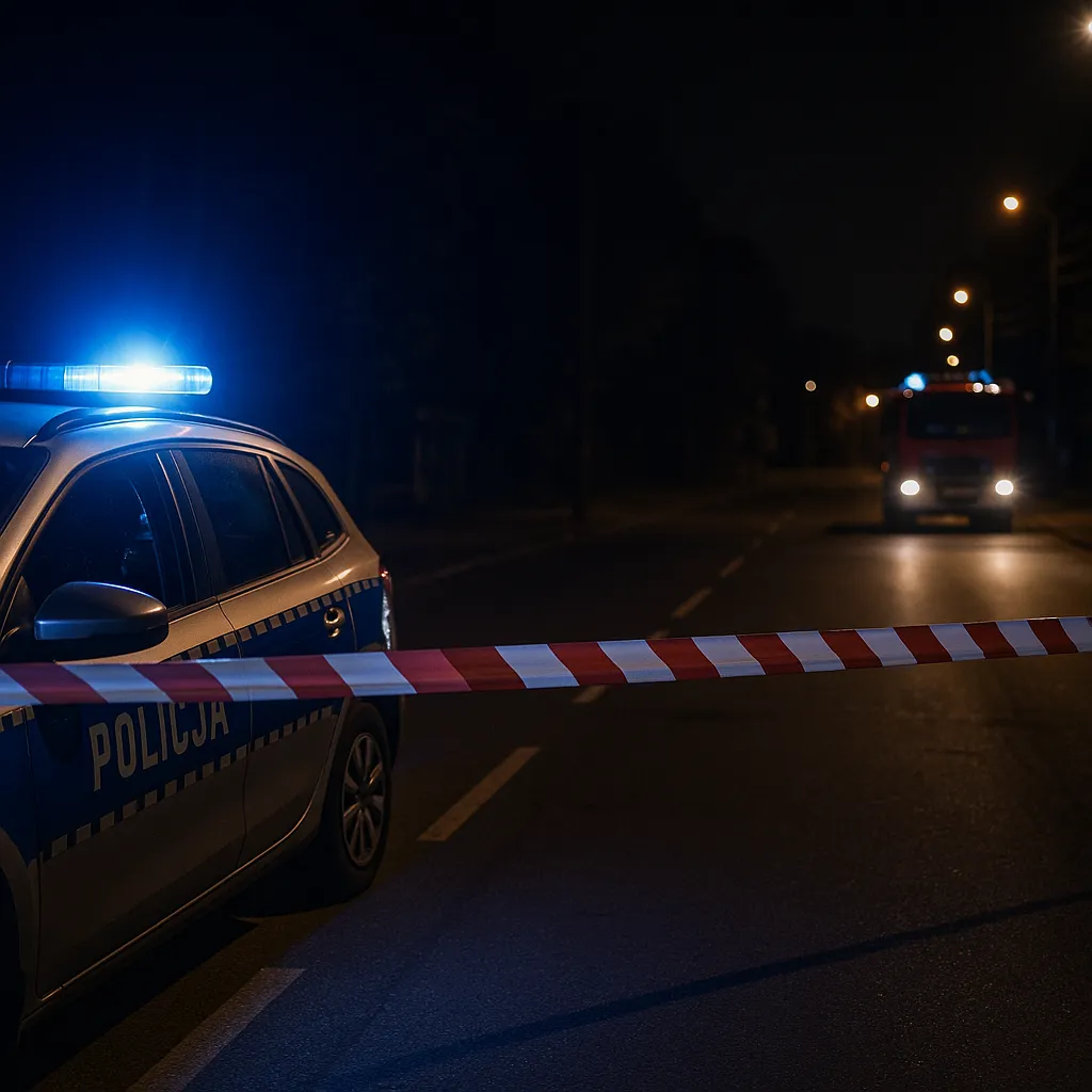 Katowiccy policjanci pomogli czterem obcokrajowcom po wypadku w Rabce-Zdroju
