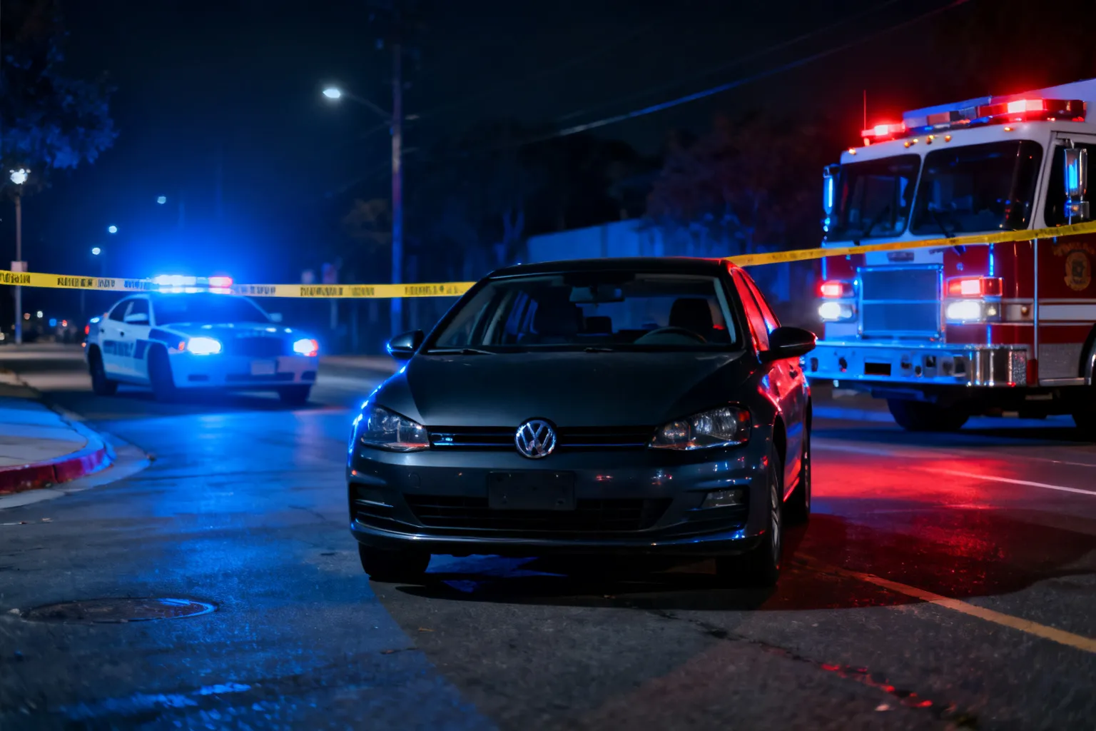 Osiem osób w Volkswagenie — dwie podróżowały w bagażniku