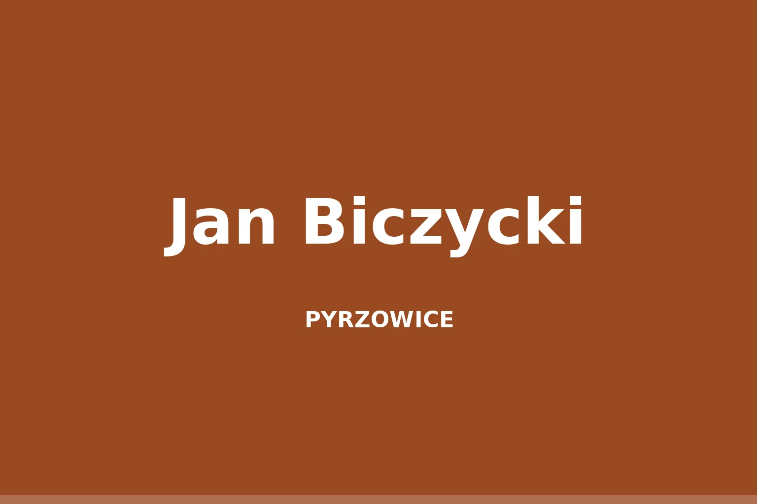 Jan Biczycki