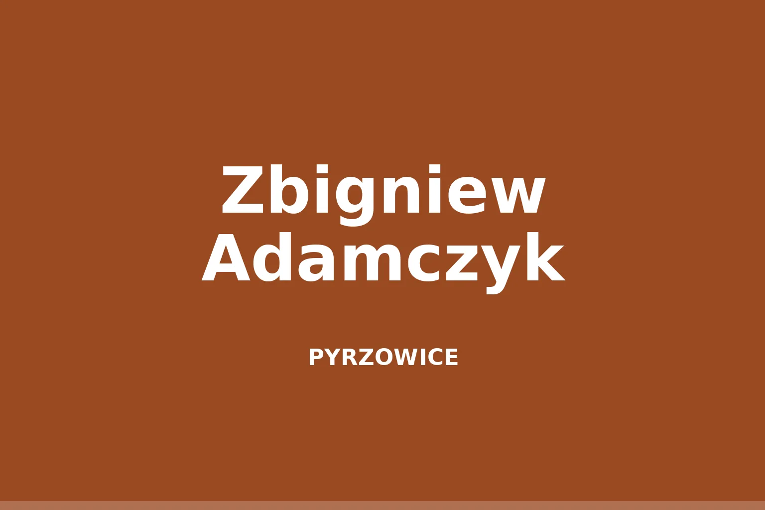 Zbigniew Adamczyk (ur. 1951)