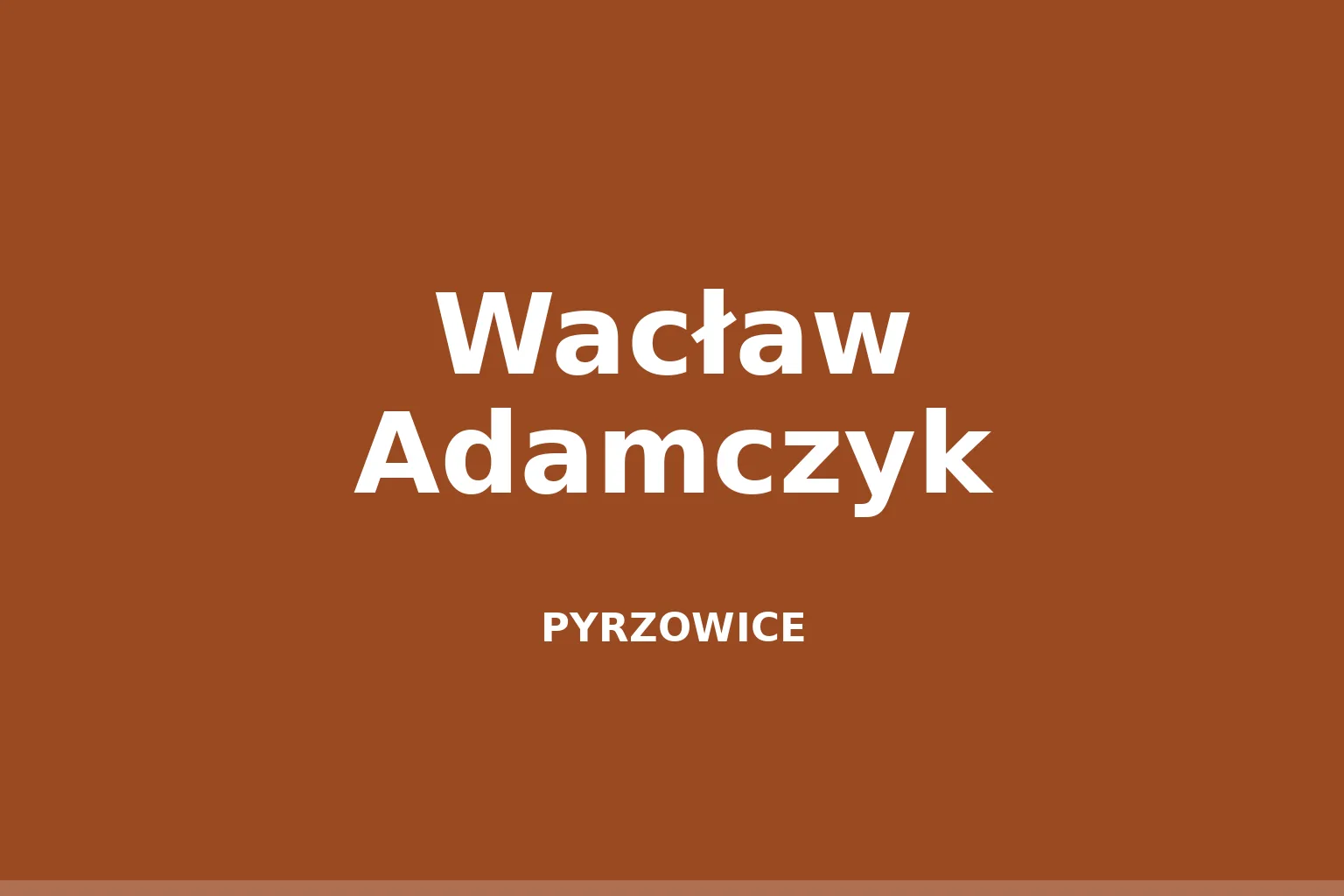 Wacław Adamczyk (aktor)