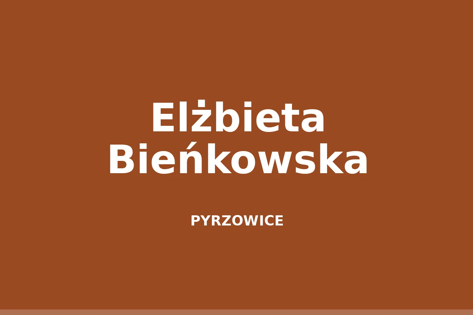 Elżbieta Bieńkowska
