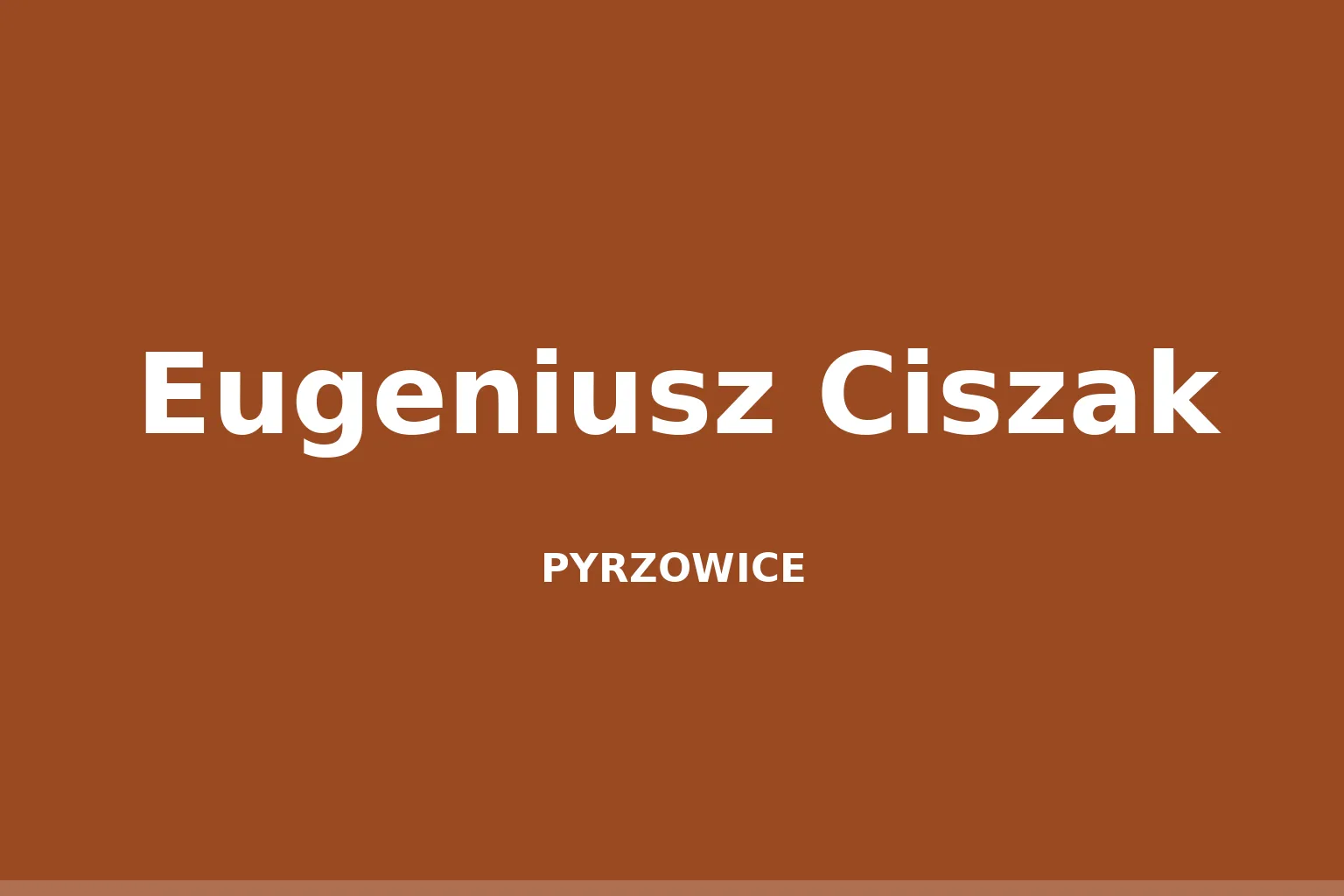 Eugeniusz Ciszak