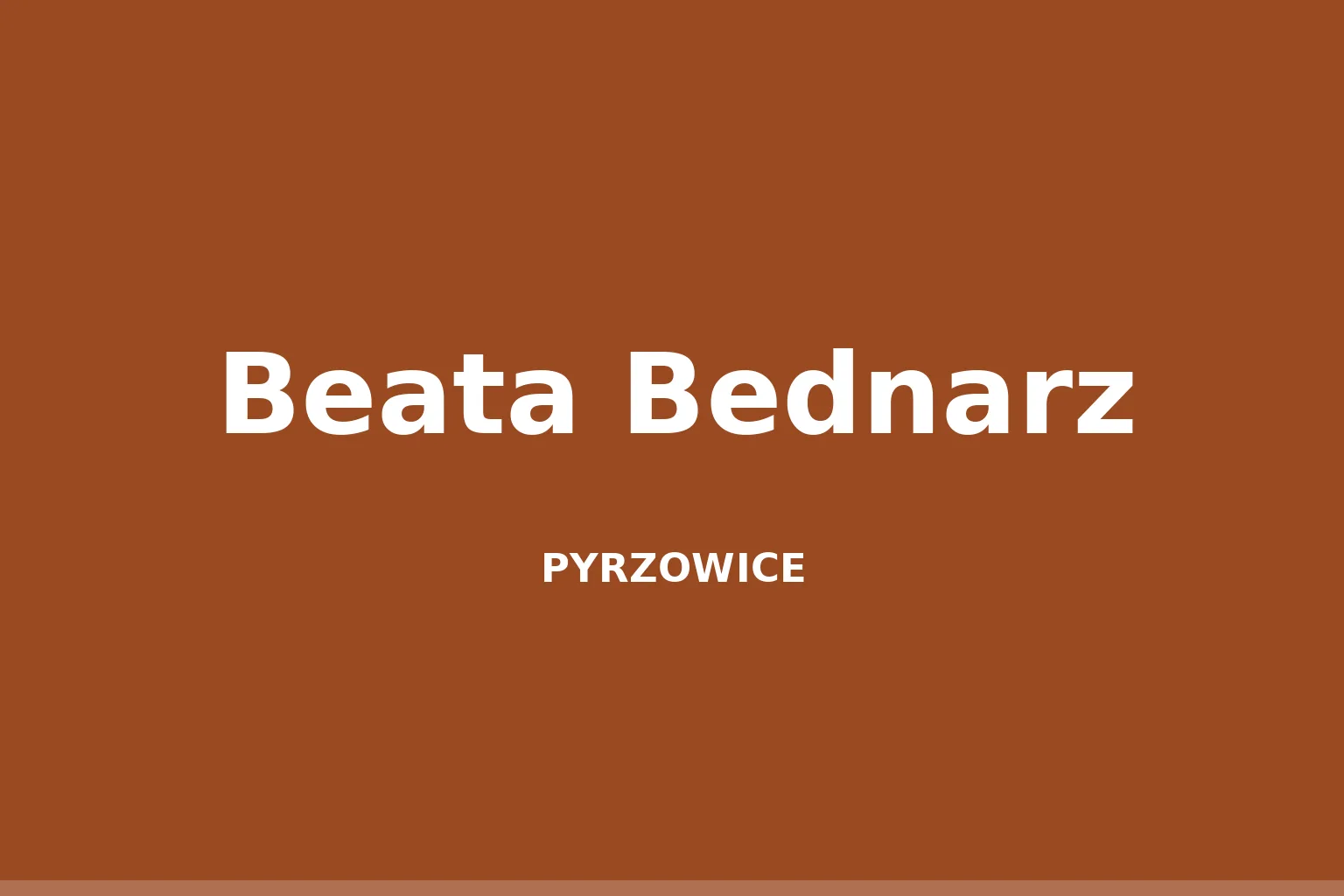 Beata Bednarz