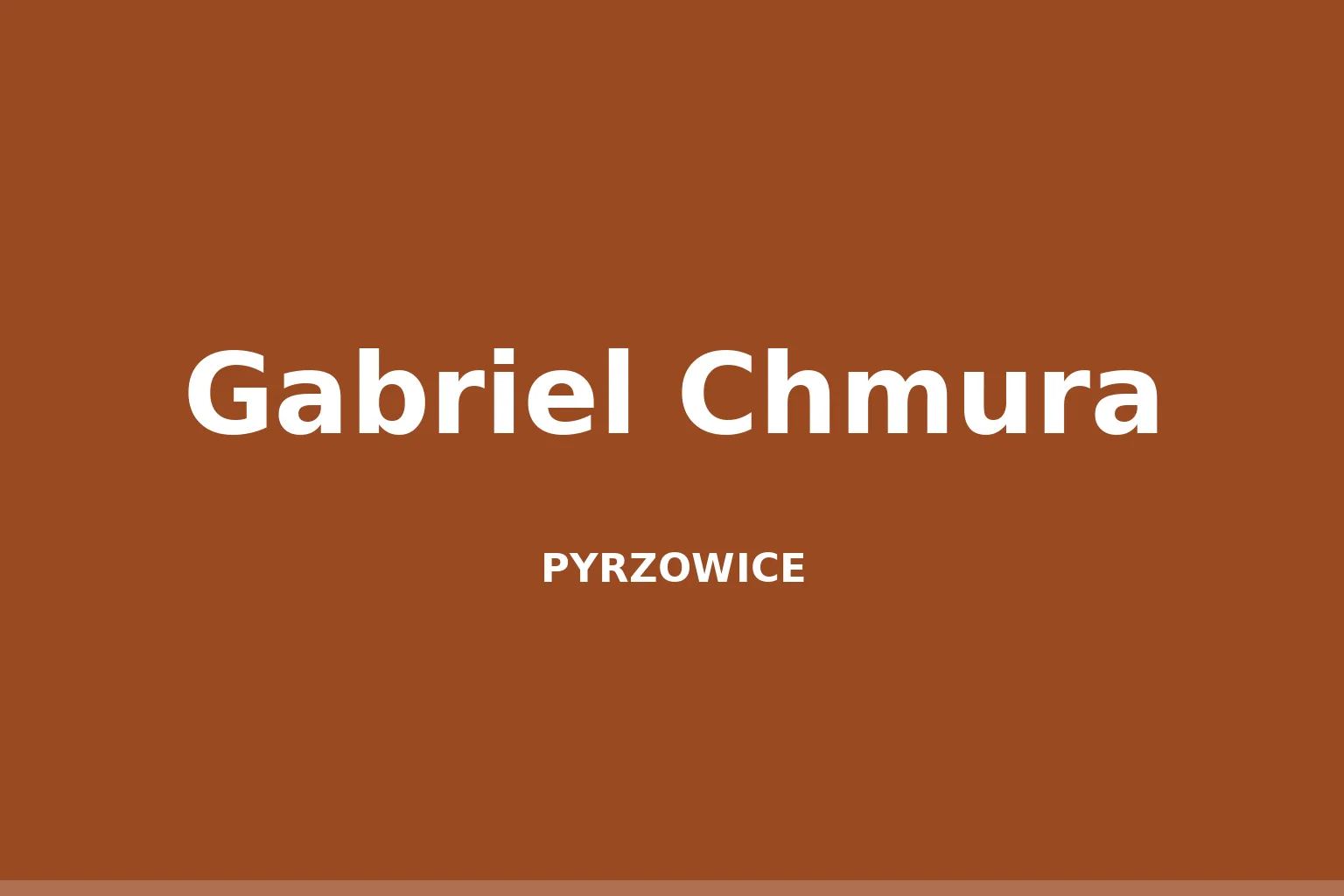 Gabriel Chmura