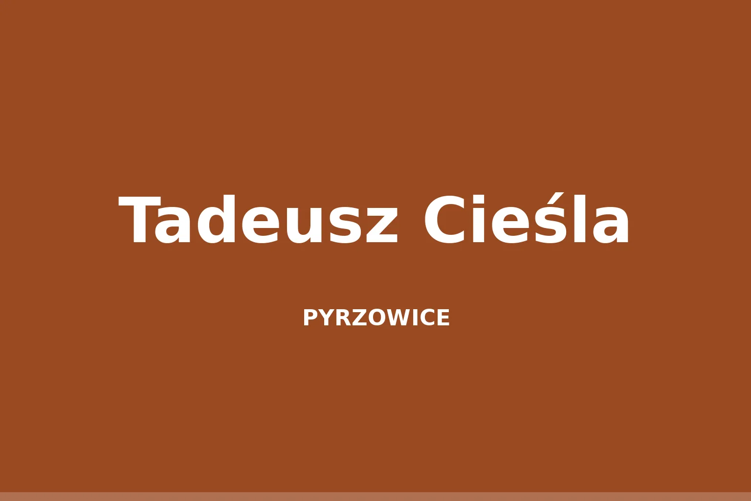 Tadeusz Cieśla (poseł)